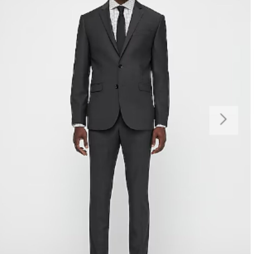 Express Charcoal Jacket & Pant Suit